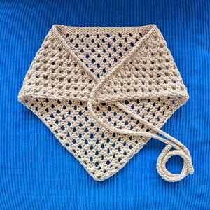 Cottagecore Bandana | Belt triangle | Boho Hair Scarf | Retro Hair Kerchief